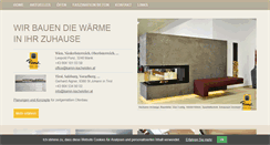 Desktop Screenshot of kamin-kachelofen.at