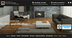 Desktop Screenshot of kamin-kachelofen.de